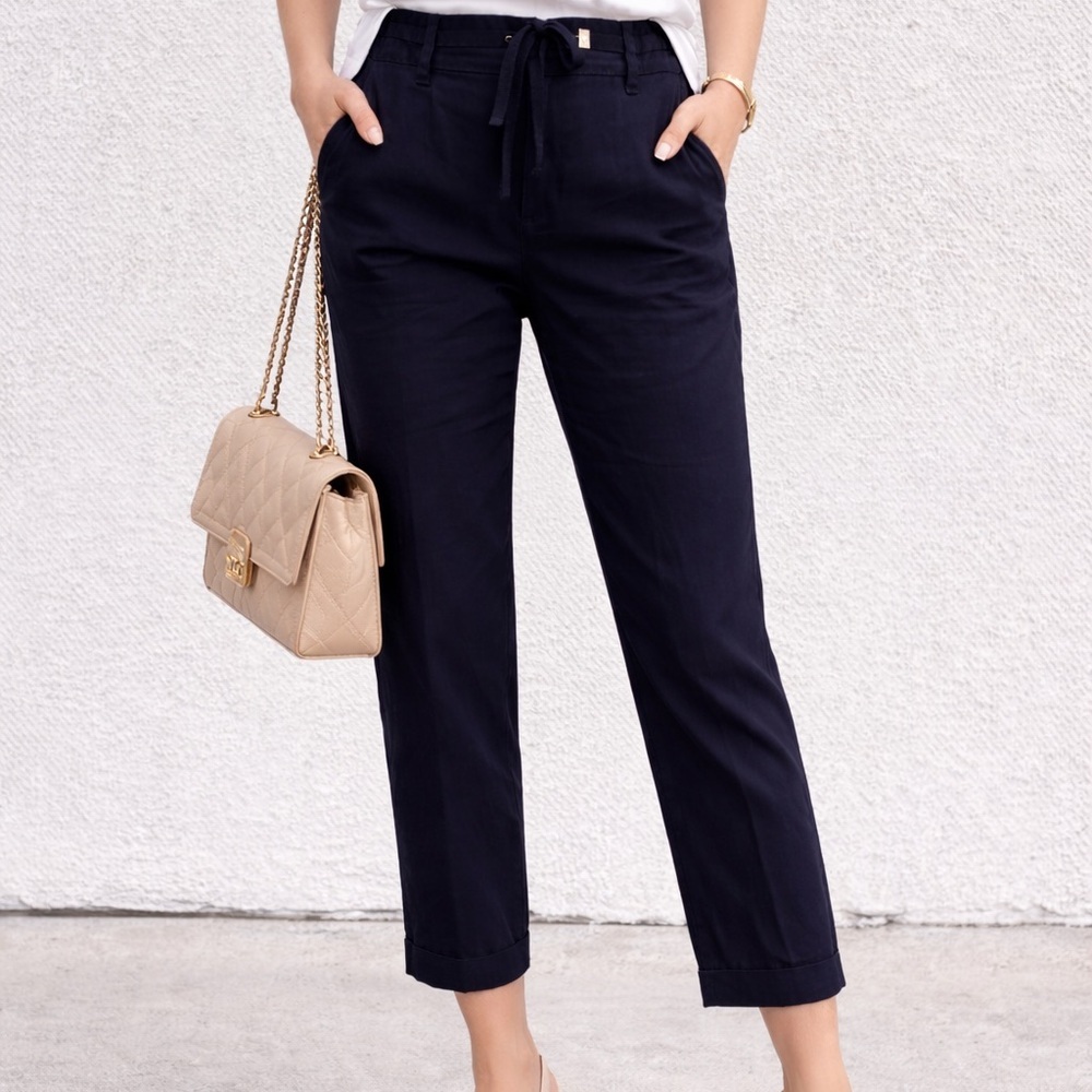 Vince black trousers size large